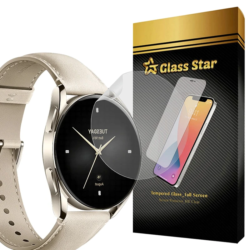 محافظ صفحه نمایش گلس استار مدل NNOG20 مناسب برای ساعت هوشمند شیائومی Watch S2 42 mm