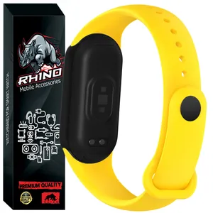 بند راینو مدل Silicone مناسب برای مچ بند هوشمند شیائومی Mi Band 9