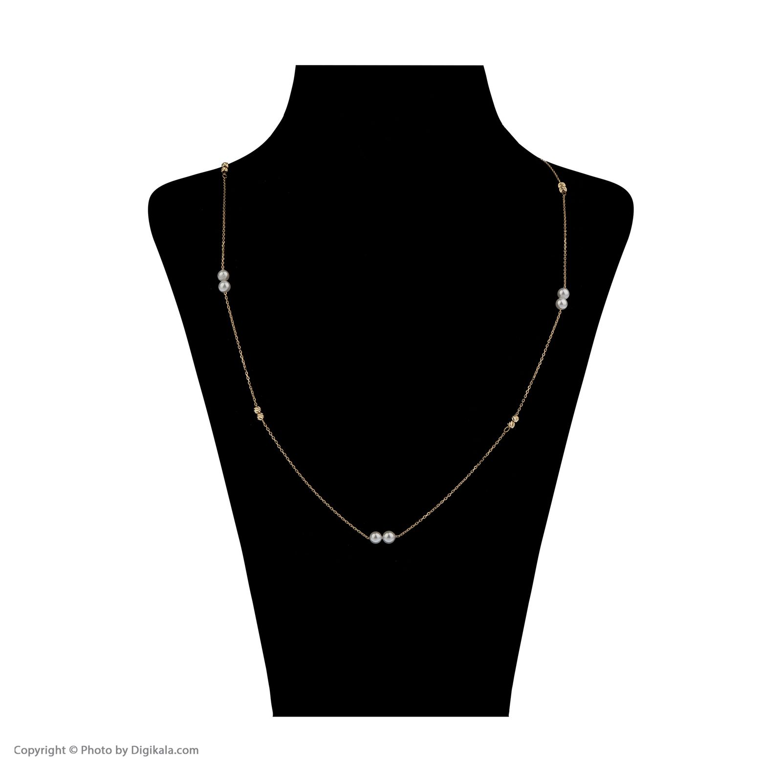 گردنبند طلا 18 عیار زنانه مایا ماهک مدل MM1354 -  - 2
