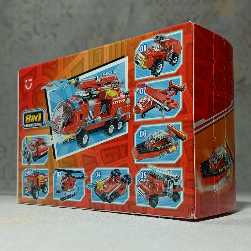ساختنی مینیسو مدل Fire truck طرح WATER FOUNTAIN