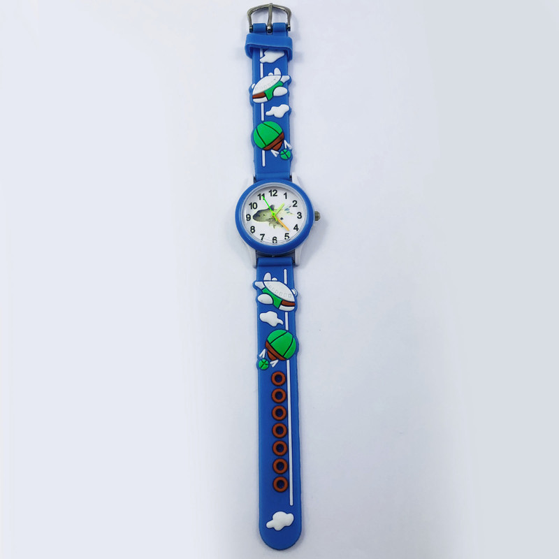 ساعت مچی عقربه ای بچگانه مدل هواپیما