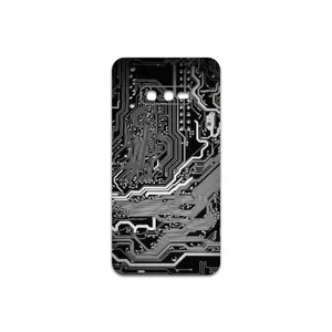 MAHOOT Black Printed Circuit Board Cover Sticker for Samsung Galaxy S10e