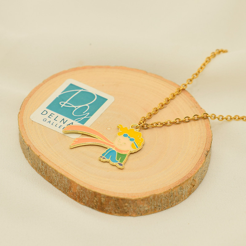 گردنبند دخترانه دلنار گالری مدل شازده کوچولو گردنبند دخترانه دلنار گالری مدل شازده کوچولو