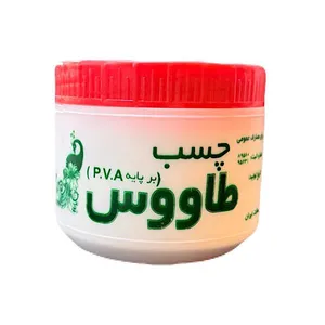 چسب چوب طاووس مدل PVA حجم 500 میلی لیتر