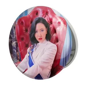 آینه جیبی خندالو طرح هواسا گروه مامامو Mamamoo مدل تاشو کد 11820 