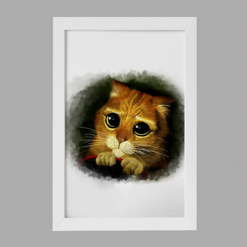 تابلو خندالو مدل گربه (Cat) کد F2185