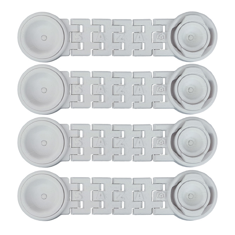 قفل درب کابینت سازا مدل SPL04-SE بسته چهار عددی