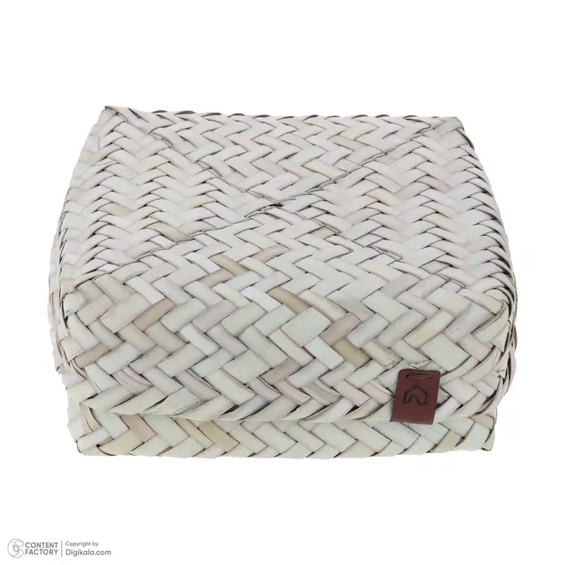 باکس حصیری بوهومین طرح مربع مدل 002