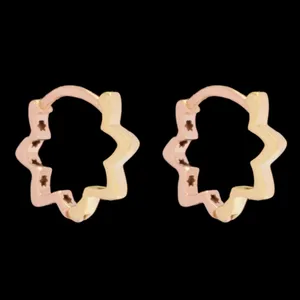 گوشواره طلا 18 عیار زنانه طلای مستجابی کد 29