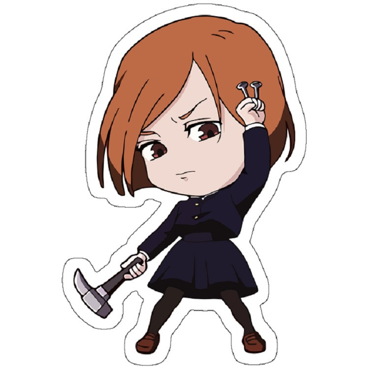 استیکر لپ تاپ مدل Nobara Kugisaki- Jujutsu Kaisen Chibi