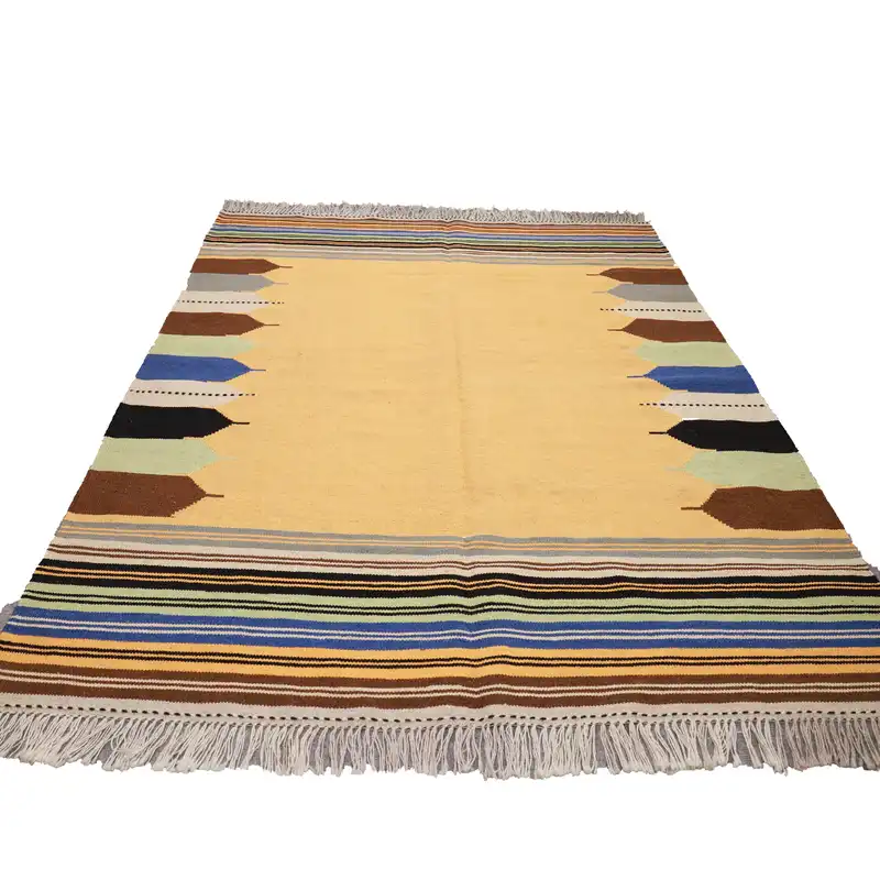 گلیم دستبافت سه متری مدل دکوراتیو کد 40101213