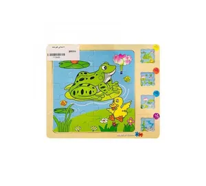 پازل 20 تکه طرح مراحل رشد قورباغه کد 1