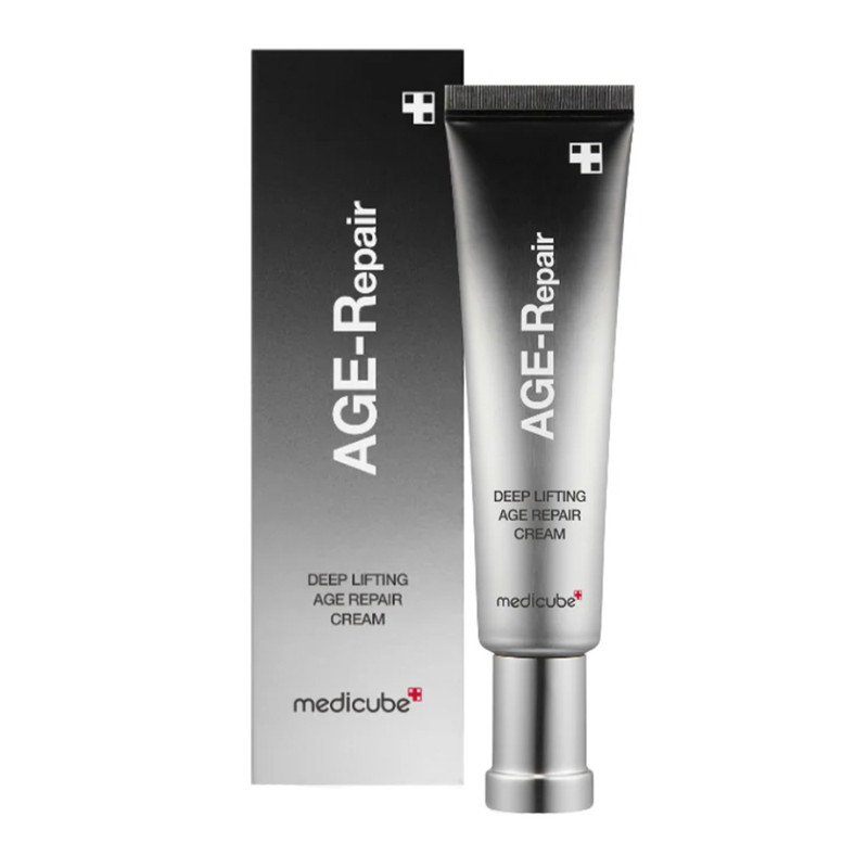 کرم ضد چروک مدیکیوب مدل age-repair مناسب برای انواع پوست حجم 30 میلی لیتر