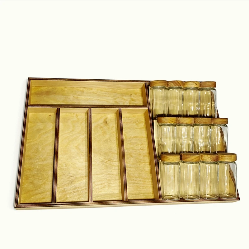 ست جا ادویه 12 پارچه کد BM4060 به همراه استند جاقاشقی