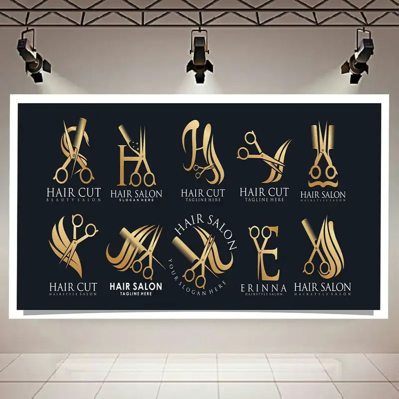 استیکر طرح ارایشگاه کد AR2845