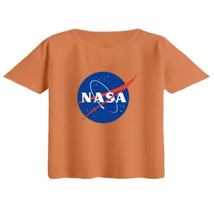 کراپ تی‌شرت آستین کوتاه زنانه مدل اسپرت کد۳۶