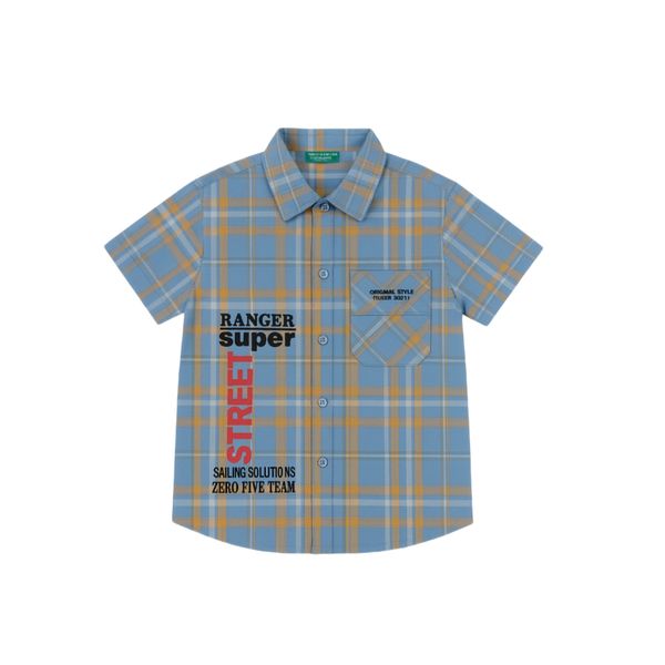 پیراهن آستین کوتاه یقه برگردان پسرانه مدل 501070AN