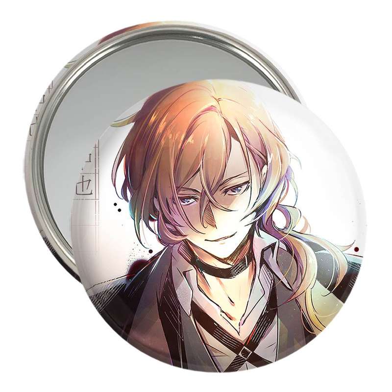 آینه جیبی خندالو مدل چویا سان انیمه سگ های ولگرد بانگو  کد 11760