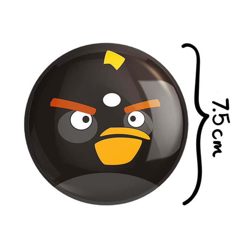 آینه جیبی خندالو مدل بمب پرندگان خشمگین Angry Birds  کد 13858