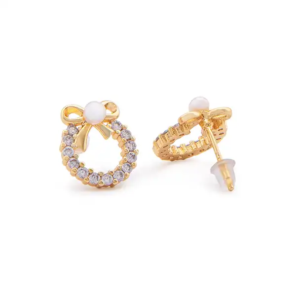 گوشواره زنانه زرسام مدل آوینا زروار کد 10016434