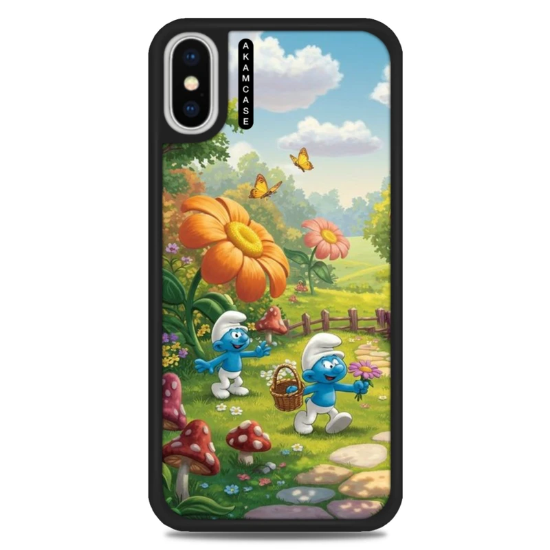کاور آکام مدل AMC-WAXSM-SMURFS-9 مناسب برای گوشی موبایل اپل iPhone Xs Max