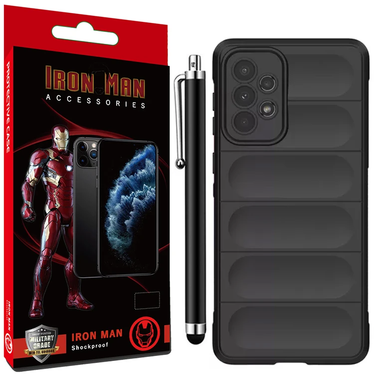 کاور آیرون من مدل Ultimate Protection مناسب برای گوشی موبایل سامسونگ GALAXY A53 5G به همراه قلم لمسی
