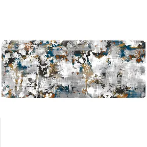 پادری مدل جلوسینکی سه لایه رویه مخمل طرح پتینه کد L1308 سایز 110x45 سانتی متر