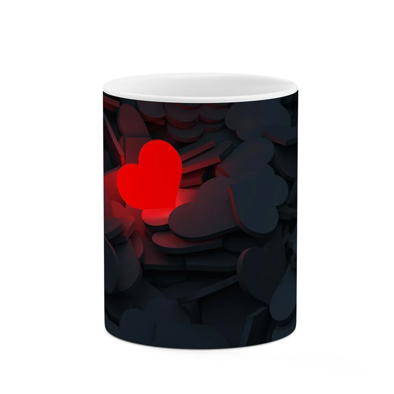 ماگ کاکتی طرح قلب کد mgp10388