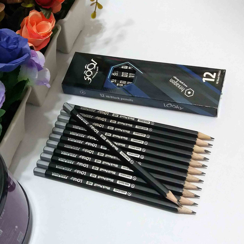 مداد مشکی لوکی مدل M2024 بسته 12 عددی مداد مشکی لوکی مدل M2024 بسته 12 عددی