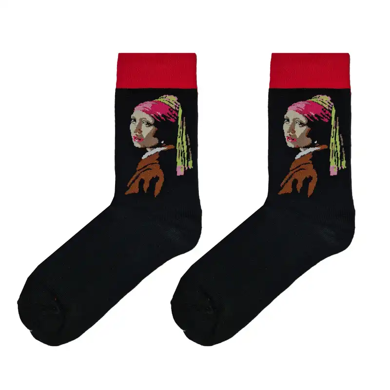 جوراب ساق بلند بچگانه شین مدل SEP-ART02 مجموعه 5  عددی