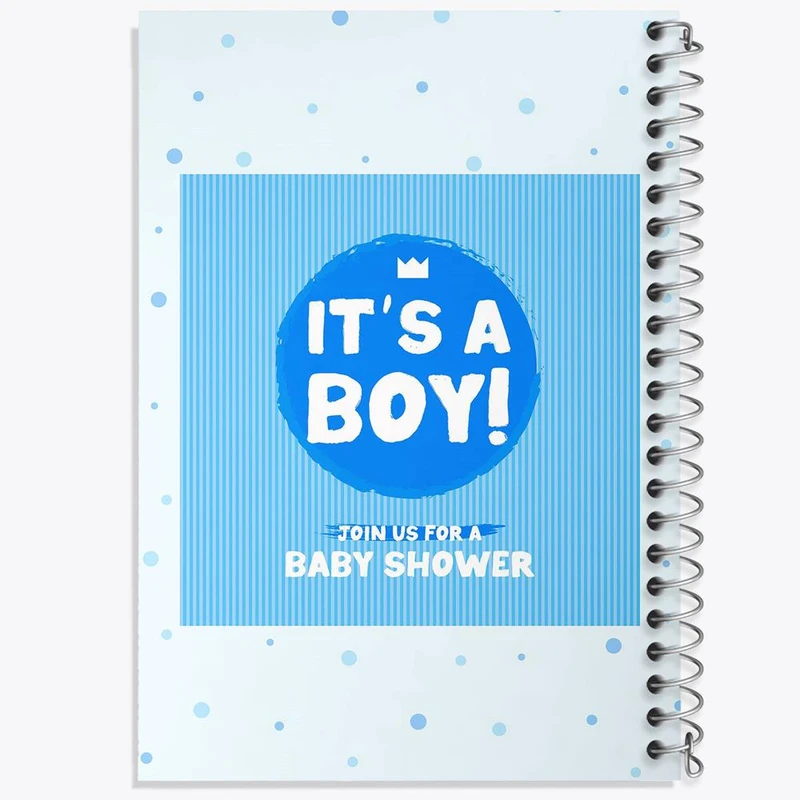 دفتر بولت ژورنال 50 برگ خندالو طرح تعیین جنسیت کد 10956