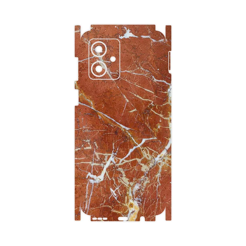 برچسب پوششی ماهوت مدل Red Marble-FullSkin مناسب برای گوشی موبایل موتورولا Moto G54