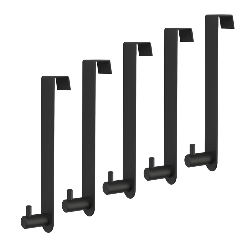 آویز حوله طرح پشت دری مدل BQ-5 بسته 5 عددی