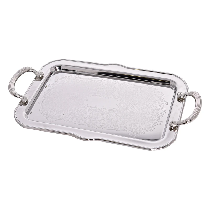 سینی دسته دار یونیک کد 02 - 4019 سایز 26*36 سانتی متر