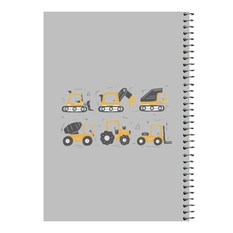 دفتر مشق 80 برگ اس جی مدل ماشین کار کد۴   