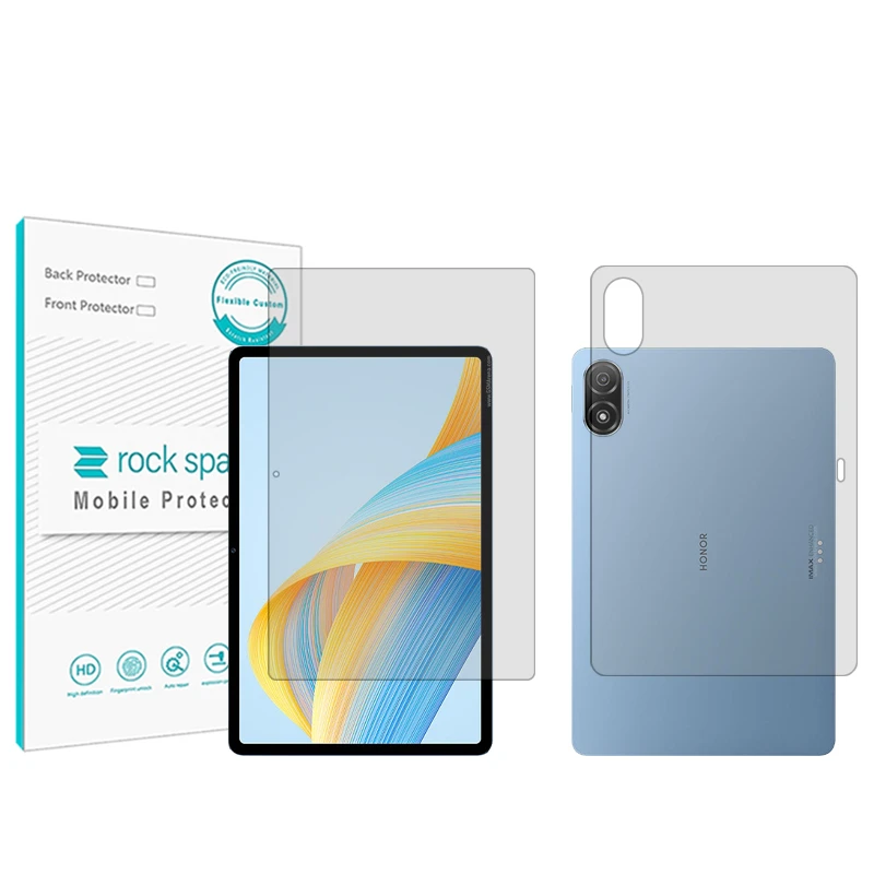 محافظ صفحه نمایش شفاف راک اسپیس مدل Hygel مناسب برای تبلت آنر Pad V8 Pro به همراه محافظ پشت تبلت
