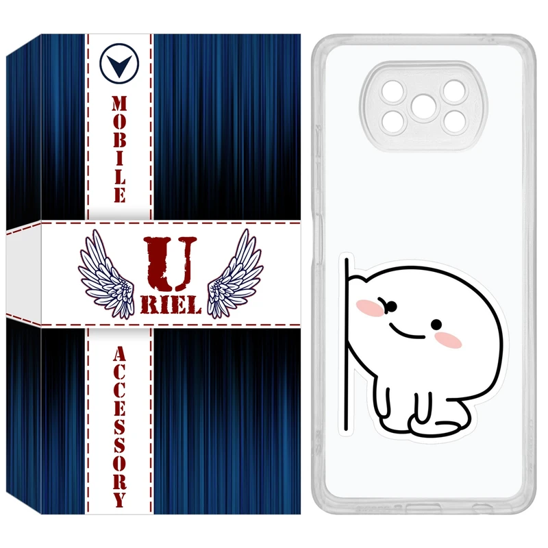 کاور یوریل مدل Clear کد 93 طرح لوس مناسب برای گوشی موبایل شیائومی Poco X3 / X3 Pro / X3 NFC