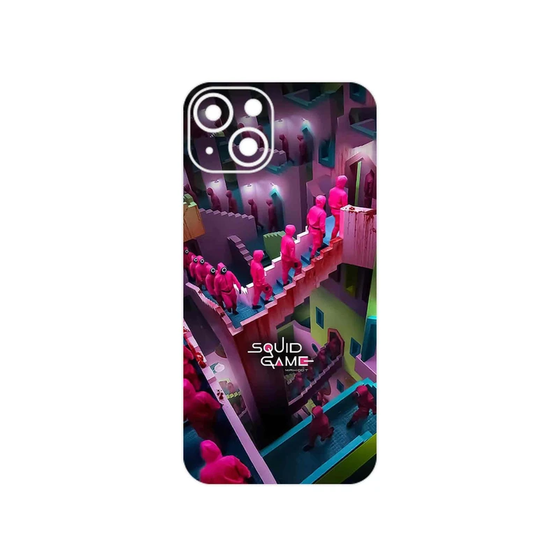 برچسب پوششی ماهوت مدل Squid Game مناسب برای گوشی موبایل اپل iPhone 13