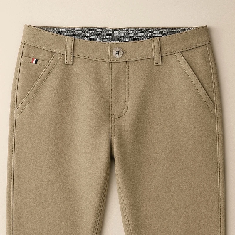 عکس شماره 2 : شلوار معمولی مردانه مدل کتان کلاسیک کد sh134