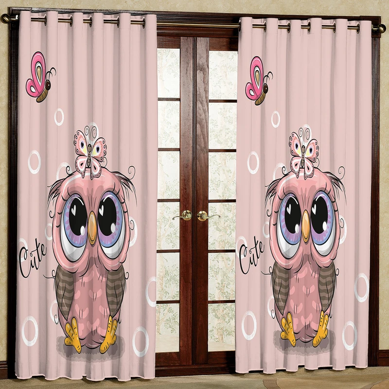 پرده مدل جغد مخمل پانچی کد 1375 سایز 200x140 سانتی متر