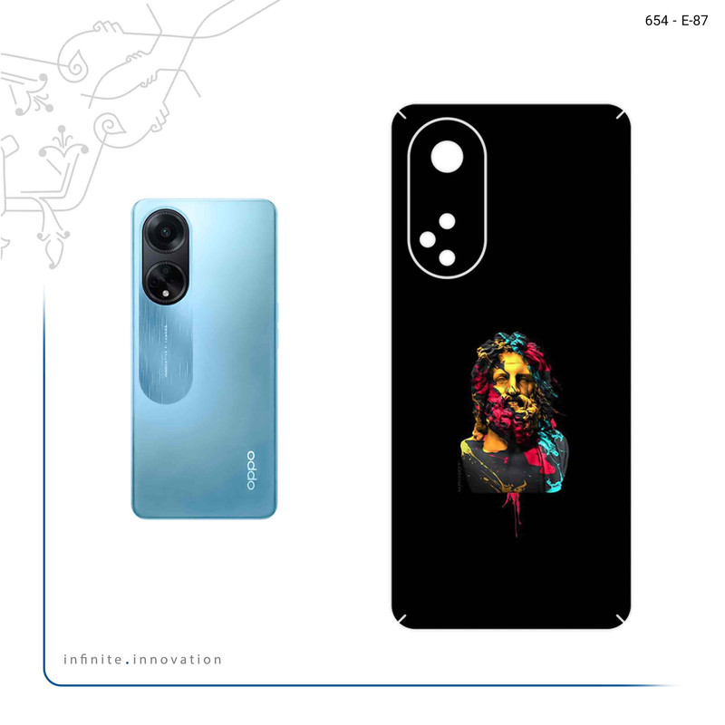 برچسب پوششی ماهوت مدل Painted Sculpture Digital Art مناسب برای گوشی موبایل اپو A98