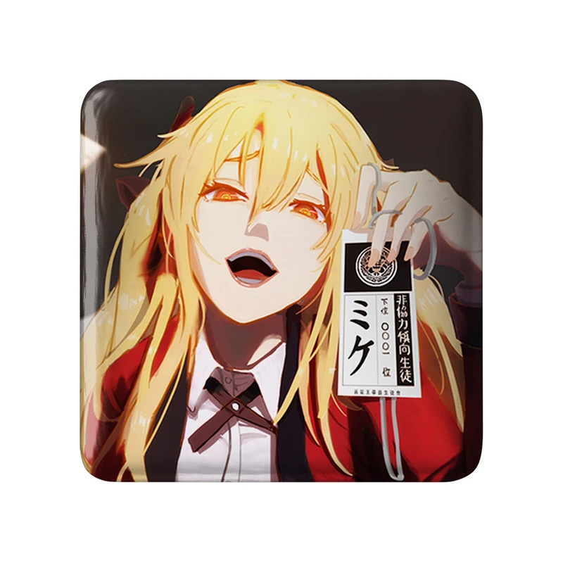 مگنت خندالو طرح ماری انیمه قمارباز مدل مربعی کد 33722