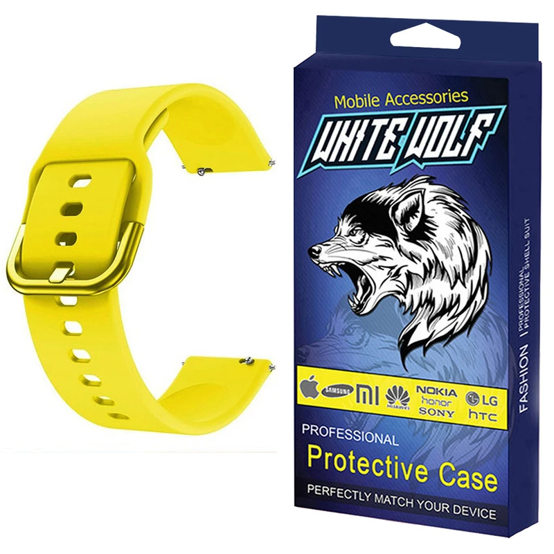  بند وایت ولف مدل WB-Sil-SQ مناسب برای ساعت هوشمند هوآوی Watch GT 2 Pro
