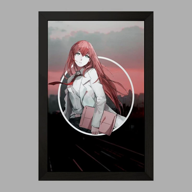 تابلو خندالو مدل کوریسو ماکیسه انیمه اشتاینز گیت  کد 17502