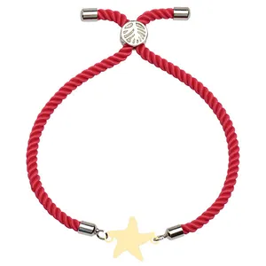 دستبند طلا 18 عیار زنانه الن نار مدل ستاره 1613