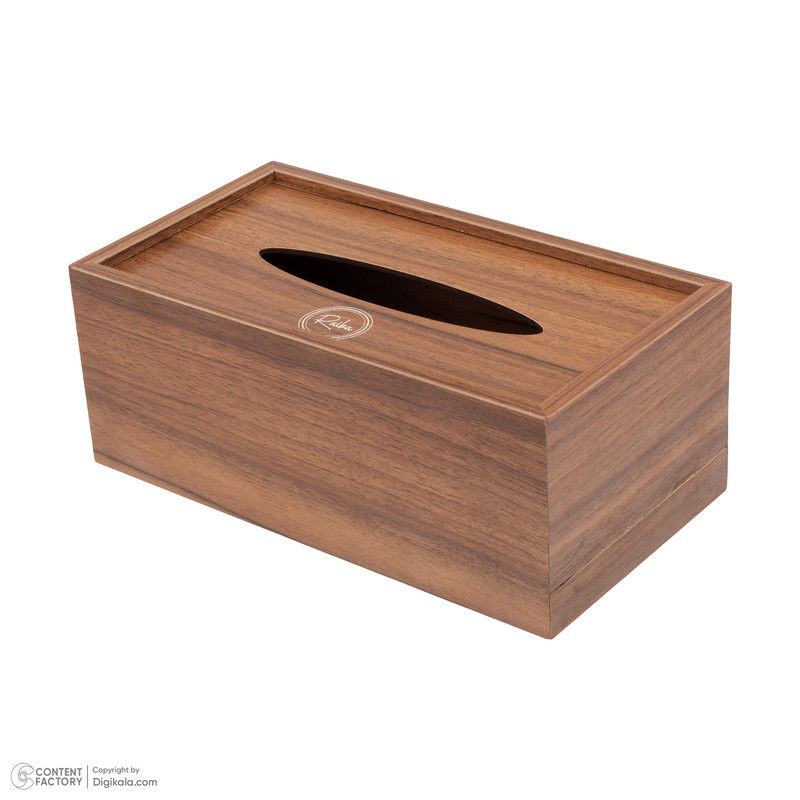 ست سطل زباله و جای دستمال کاغذی رایکا مدل 001