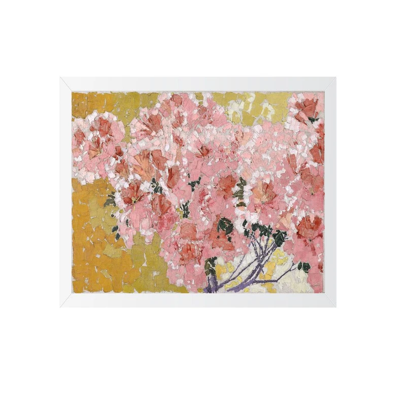 تابلو مدل چاپ گلهای آزالیا