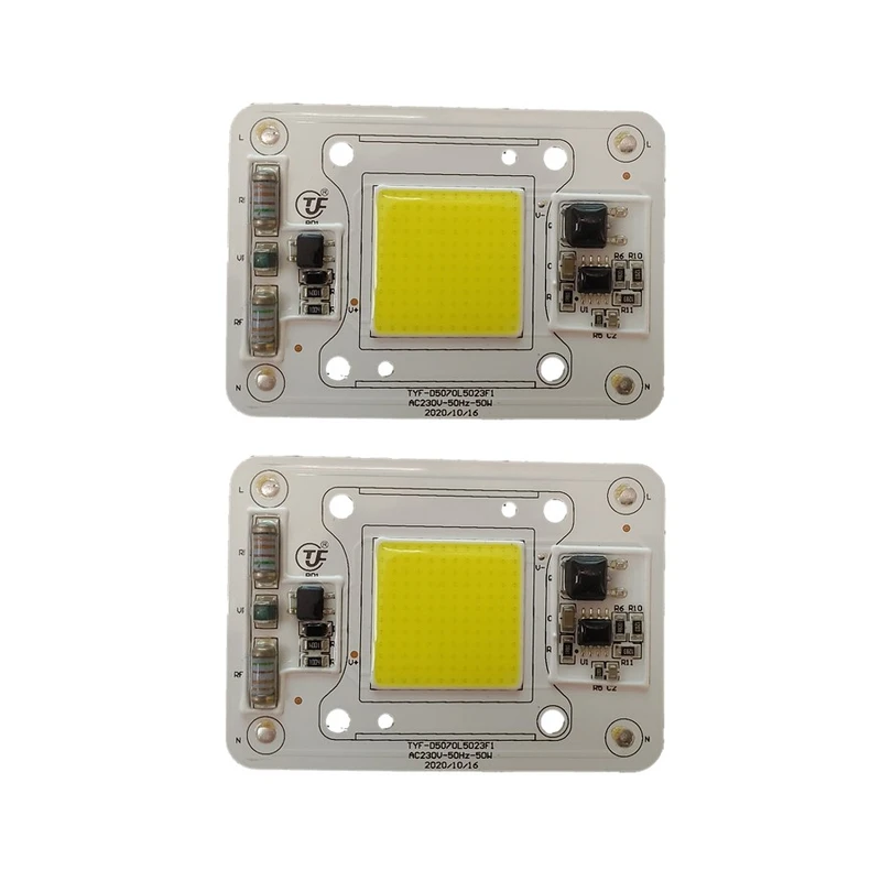 چیپ پروژکتور ال ای دی 50 وات تی وای اف مدل ML-C-50-HQ بسته 2 عددی