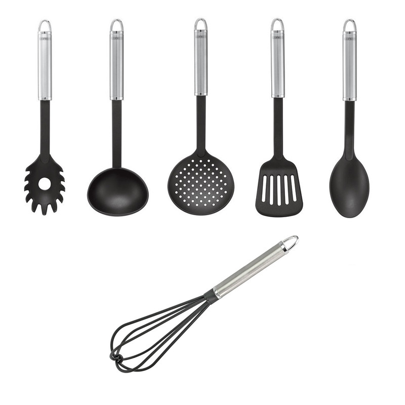 سرویس کفگیر و ملاقه 6 پارچه لایف هایت مدل INOX