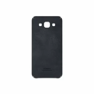 MAHOOT Graphite Buffalo Leather Cover Sticker for Samsung Galaxy E5